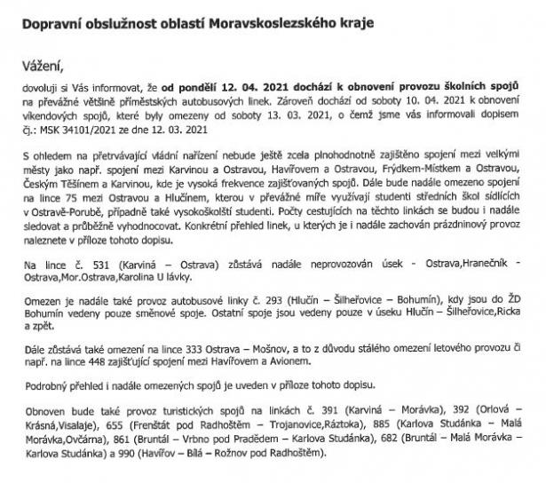 Dopravní obslužnost