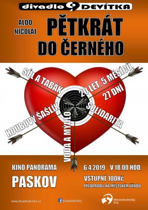 Divadlo Devítka - Pětkrát do černého