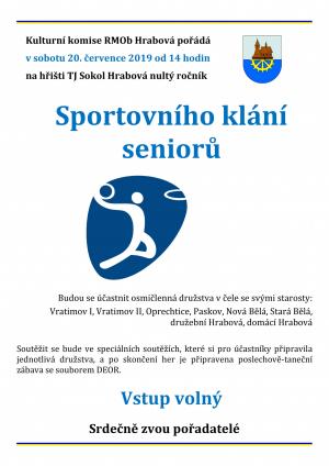 Sportovního klání seniorů