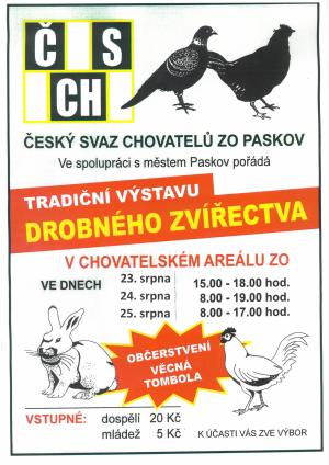 TRADIČNÍ VÝSTAVA DROBNÉHO ZVÍŘECTVA