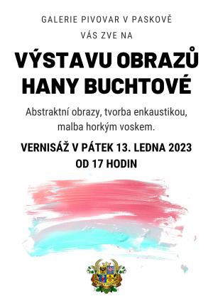 Vernisáž výstavy obrazů Hany Buchtové 1