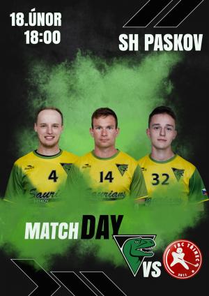 Poslední utkání florbalového klubu Paskov Saurians - kategorie muži 1