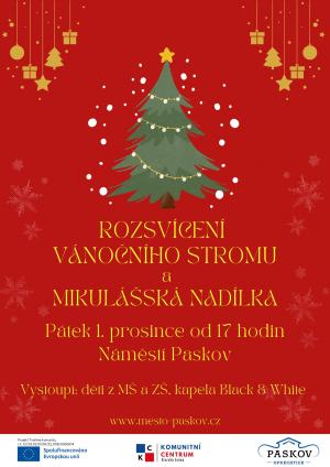 Rozsvícení vánočního stromečku a Mikulášská nadílka 2
