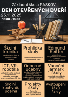 Den otevřených dveří ZŠ Paskov 1